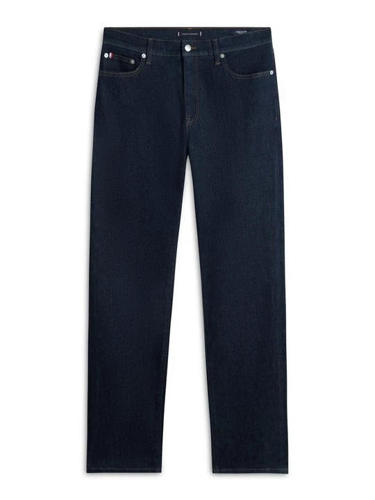 Zdjęcie produktu Jeansy Straight Leg Tommy Hilfiger ciemnoniebieski