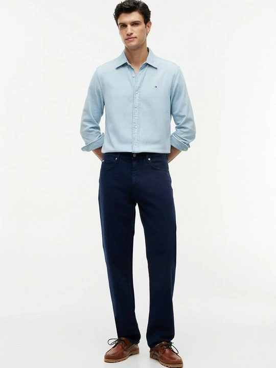 Zdjęcie produktu Jeansy Straight Leg Tommy Hilfiger granatowy