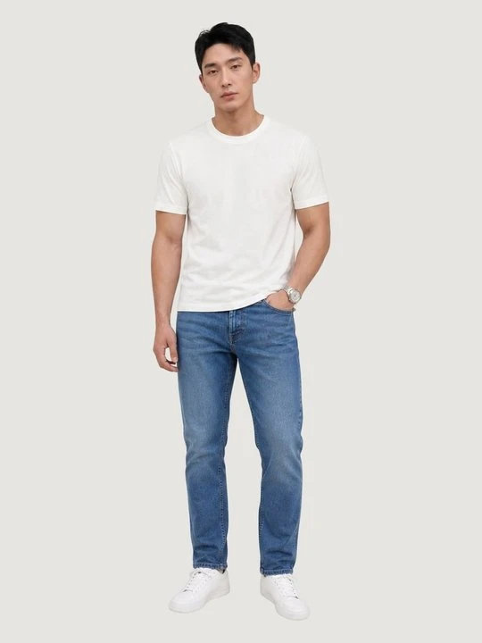 Zdjęcie produktu Jeansy Straight Leg Tommy Jeans niebieski denim