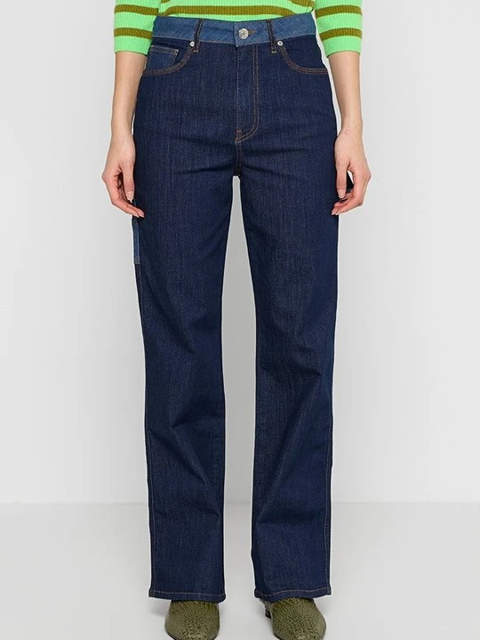 Zdjęcie produktu Jeansy Straight Leg Tomorrow granatowy