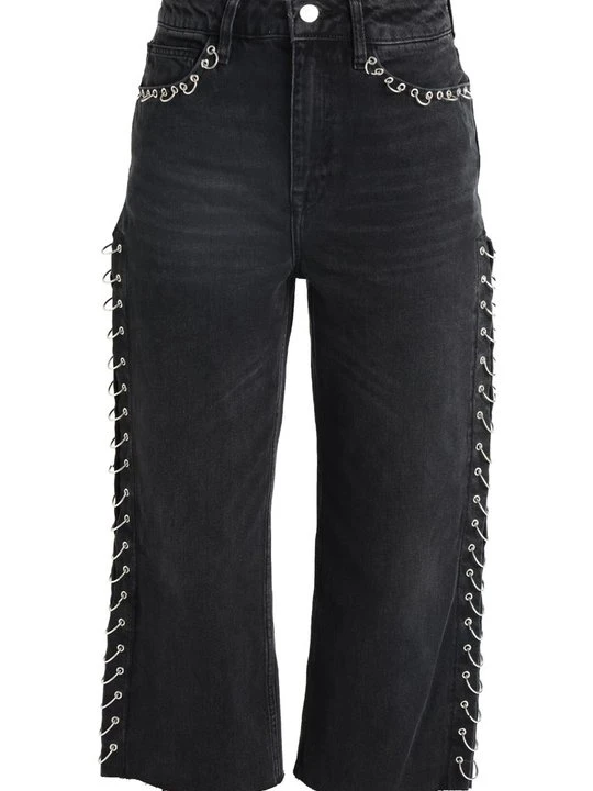 Zdjęcie produktu Jeansy Straight Leg Topshop czarny