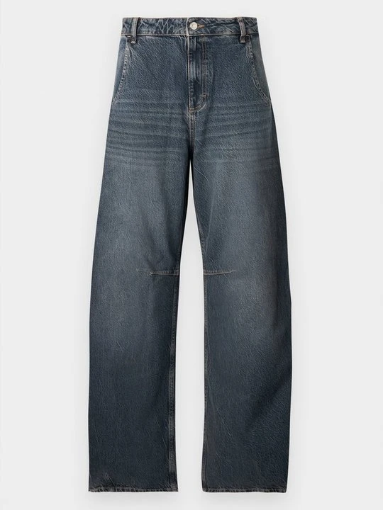 Zdjęcie produktu Jeansy Straight Leg Topshop ciemnoniebieski