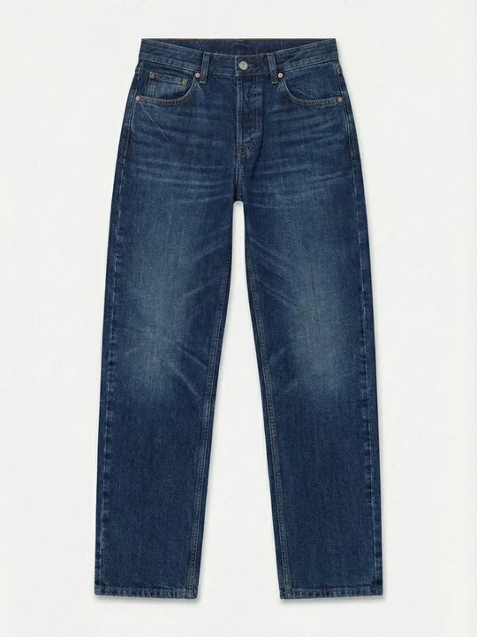 Zdjęcie produktu Jeansy Straight Leg Topshop ciemnoniebieski