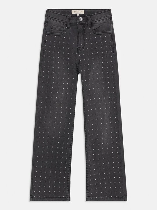Zdjęcie produktu Jeansy Straight Leg TWINSET czarny
