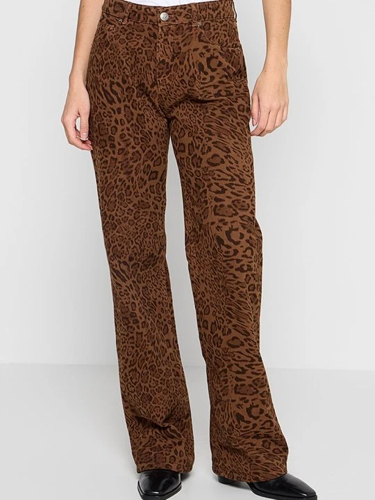 Zdjęcie produktu Jeansy Straight Leg TWINSET brązowy