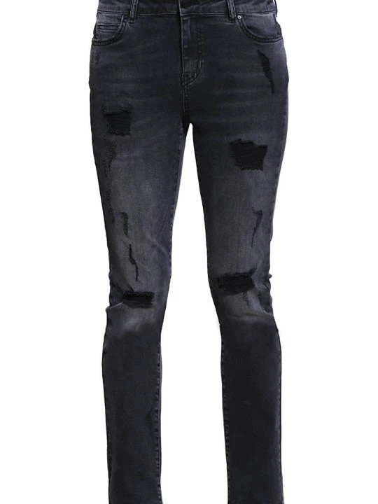 Zdjęcie produktu Jeansy Straight Leg Un Jean przecierany denim