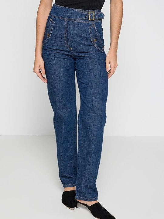 Zdjęcie produktu Jeansy Straight Leg Vanessa Bruno granatowy