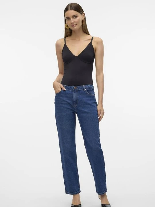 Zdjęcie produktu Jeansy Relaxed Fit Vero Moda ciemnoniebieski