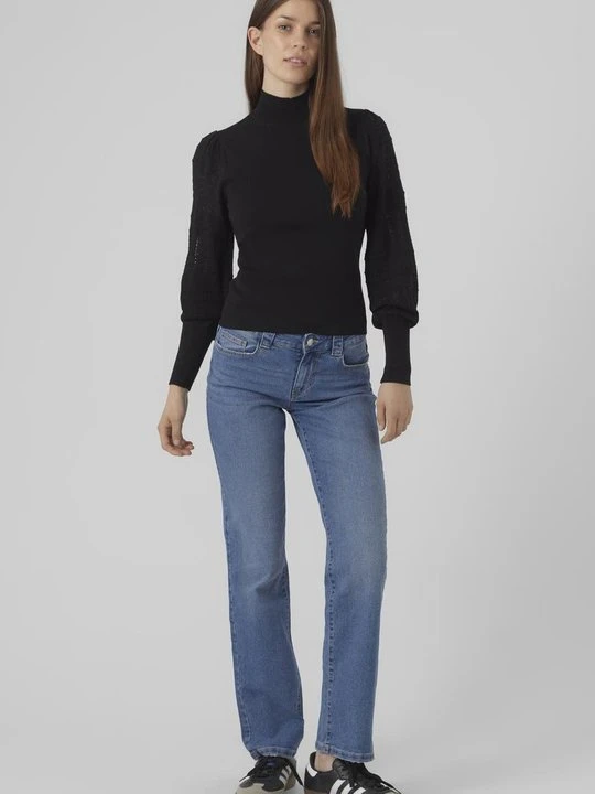 Zdjęcie produktu Jeansy Straight Leg Vero Moda niebieski denim
