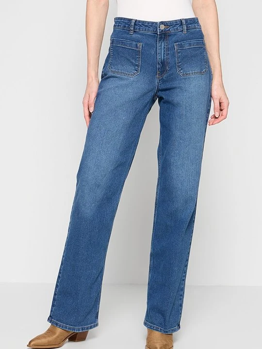 Zdjęcie produktu Jeansy Straight Leg Vero Moda granatowy