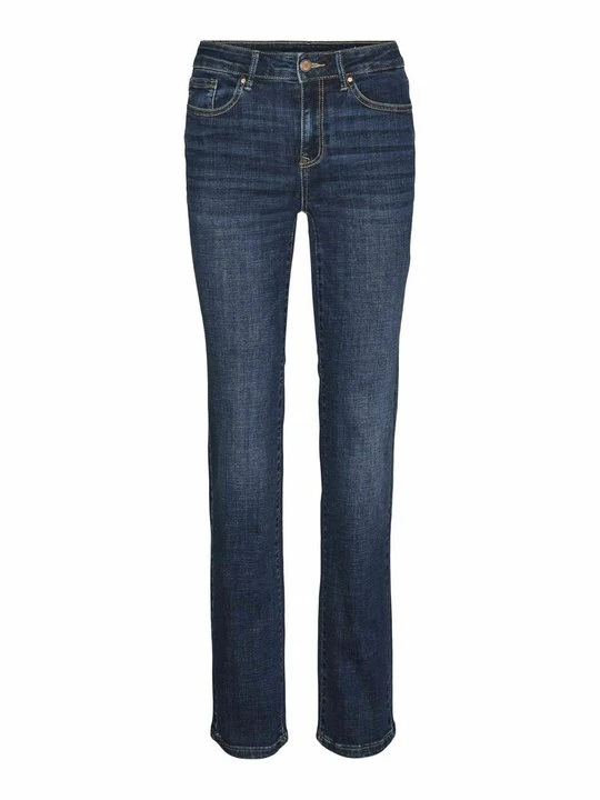 Zdjęcie produktu Jeansy Straight Leg Vero Moda ciemnoniebieski