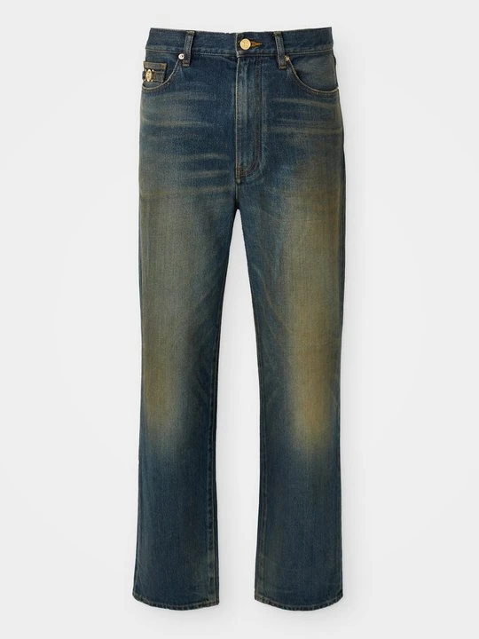Zdjęcie produktu Jeansy Straight Leg Versace niebieski denim