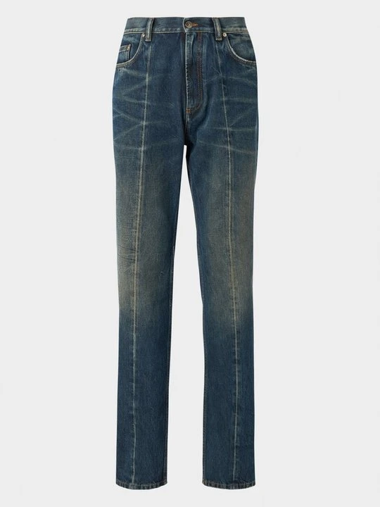 Zdjęcie produktu Jeansy Straight Leg Versace ciemnoniebieski