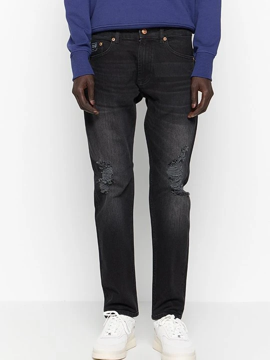 Zdjęcie produktu Jeansy Straight Leg Versace Jeans Couture czarny
