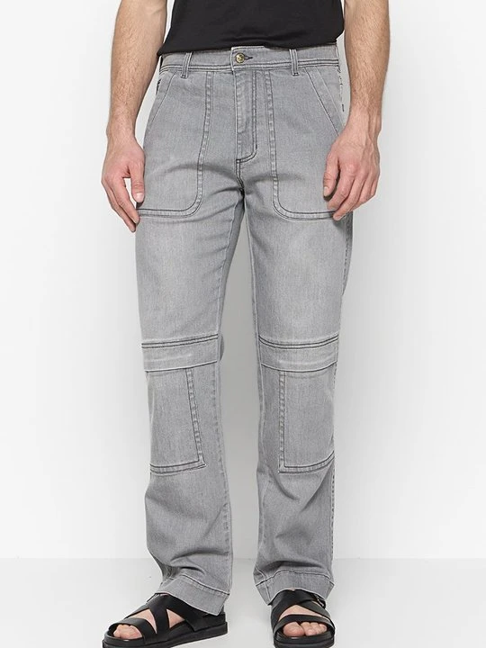 Zdjęcie produktu Jeansy Straight Leg Versace Jeans Couture szary