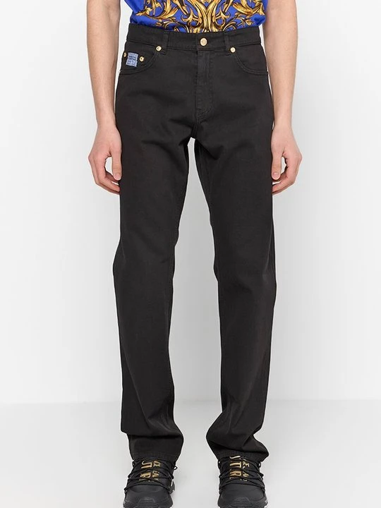 Zdjęcie produktu Jeansy Straight Leg Versace Jeans Couture czarny