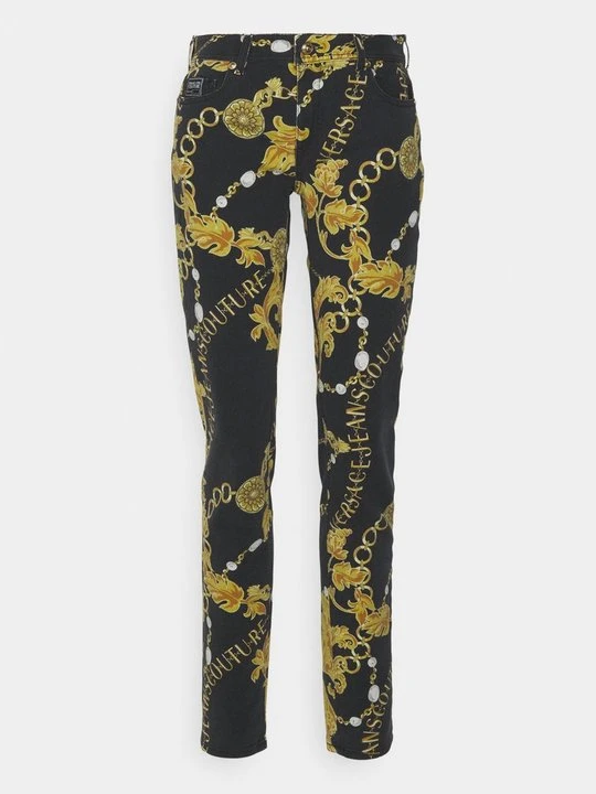 Zdjęcie produktu Jeansy Straight Leg Versace Jeans Couture czarny
