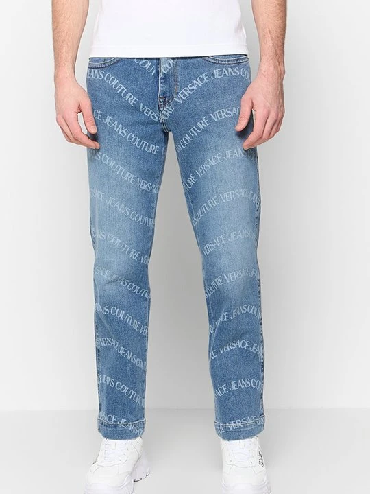 Zdjęcie produktu Jeansy Straight Leg Versace Jeans Couture niebieski