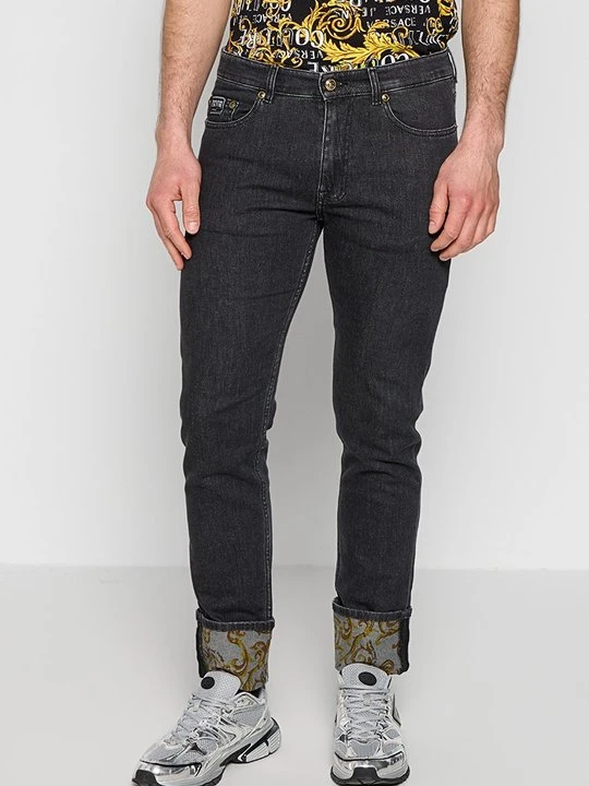 Zdjęcie produktu Jeansy Straight Leg Versace Jeans Couture czarny