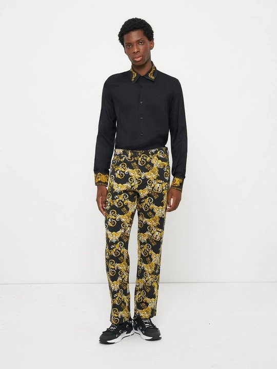 Zdjęcie produktu Jeansy Straight Leg Versace Jeans Couture czarny