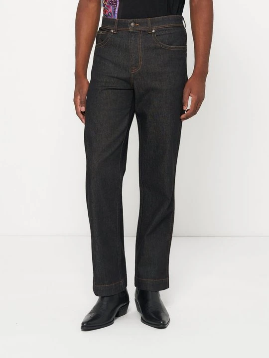 Zdjęcie produktu Jeansy Straight Leg Versace Jeans Couture czarny
