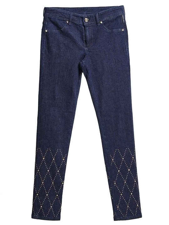 Zdjęcie produktu Jeansy Straight Leg Versace Jeans Couture granatowy