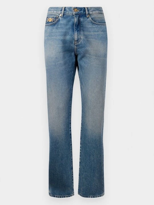 Zdjęcie produktu Jeansy Straight Leg Versace niebieski