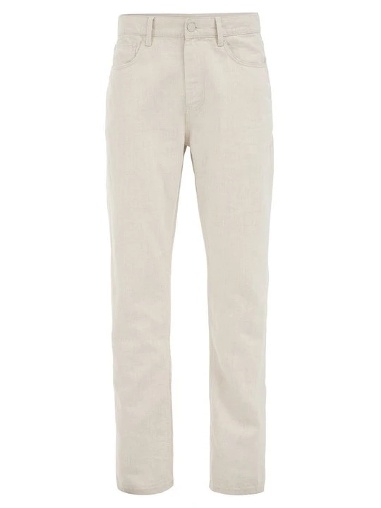 Zdjęcie produktu Jeansy Straight Leg WE Fashion mleczny