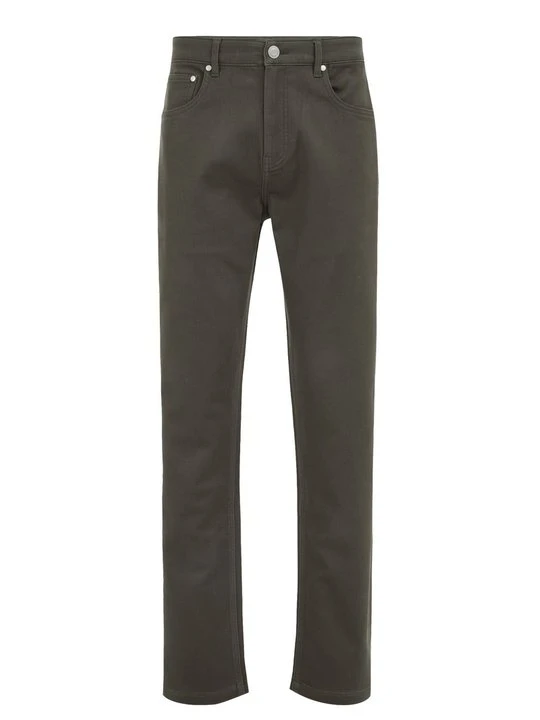 Zdjęcie produktu Jeansy Straight Leg WE Fashion ciemnozielony melanż