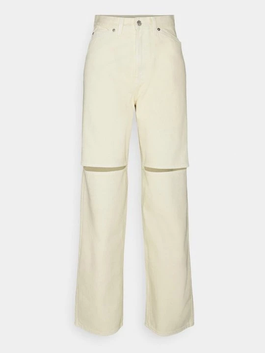 Zdjęcie produktu Jeansy Straight Leg Weekday mleczny