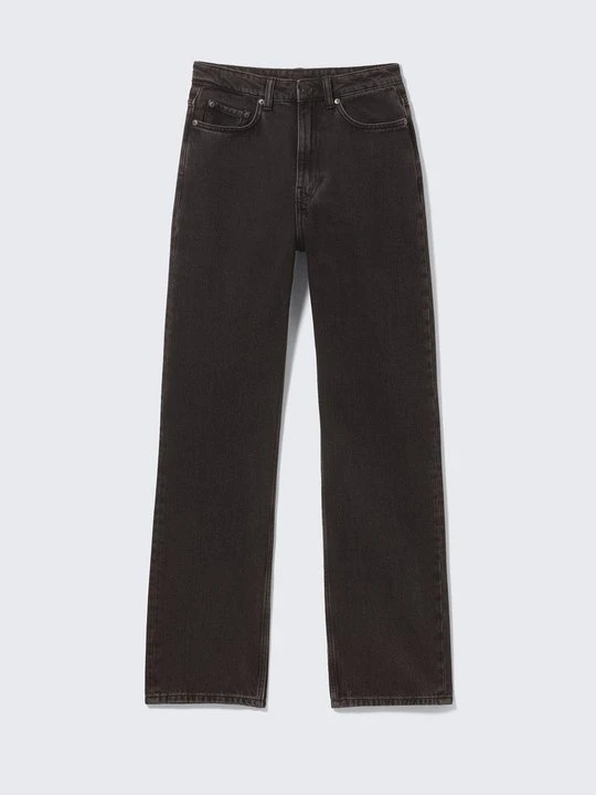 Zdjęcie produktu Jeansy Straight Leg Weekday czarny
