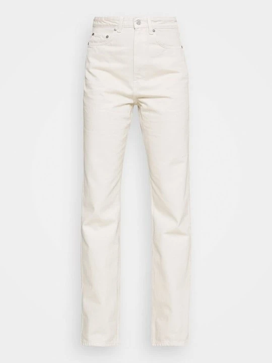 Zdjęcie produktu Jeansy Straight Leg Weekday mleczny