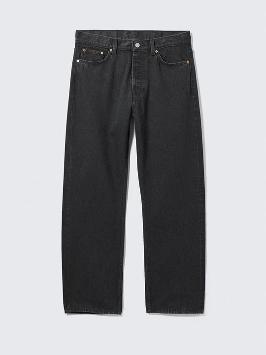 Zdjęcie produktu Jeansy Straight Leg Weekday czarny