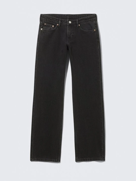 Zdjęcie produktu Jeansy Straight Leg Weekday czarny
