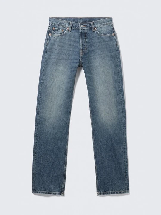 Zdjęcie produktu Jeansy Straight Leg Weekday niebieski