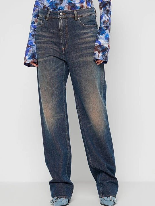 Zdjęcie produktu Jeansy Straight Leg Wood Wood granatowy