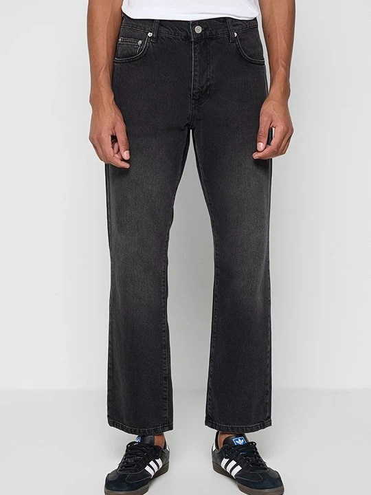 Zdjęcie produktu Jeansy Straight Leg Woodbird czarny