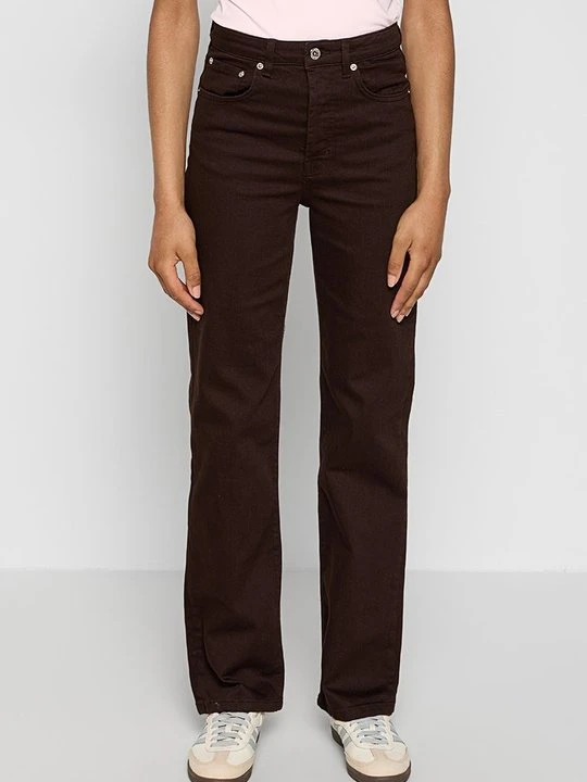 Zdjęcie produktu Jeansy Straight Leg Woodbird brązowy