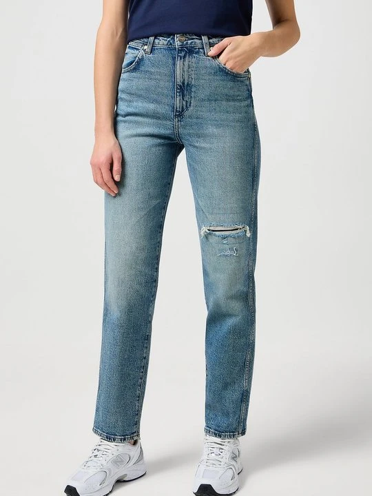 Zdjęcie produktu Jeansy Straight Leg Wrangler jasnoniebieski denim