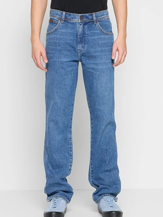 Zdjęcie produktu Jeansy Straight Leg Wrangler szary