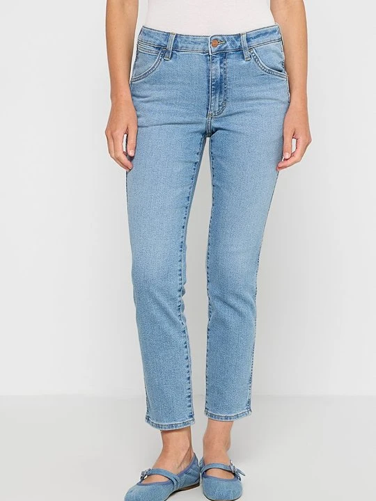 Zdjęcie produktu Jeansy Straight Leg Wrangler jasnoniebieski