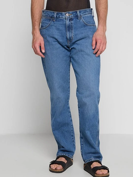 Zdjęcie produktu Jeansy Straight Leg Wrangler turkusowy