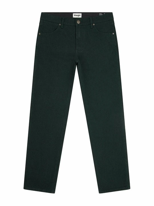 Zdjęcie produktu Jeansy Straight Leg Wrangler zielony melanż