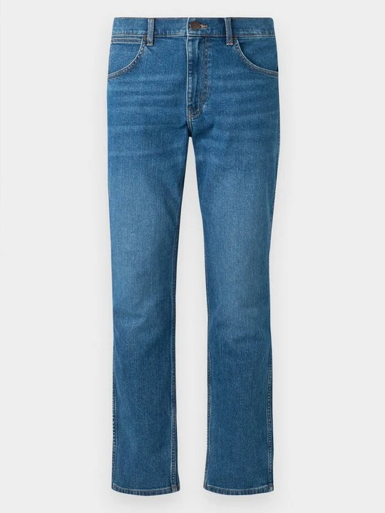 Zdjęcie produktu Spodnie materiałowe Wrangler niebieski denim