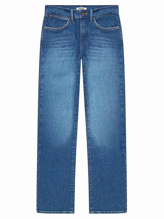 Zdjęcie produktu Jeansy Straight Leg Wrangler jasnoniebieski denim