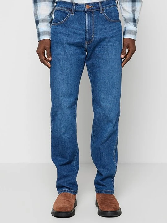 Zdjęcie produktu Jeansy Straight Leg Wrangler żółty