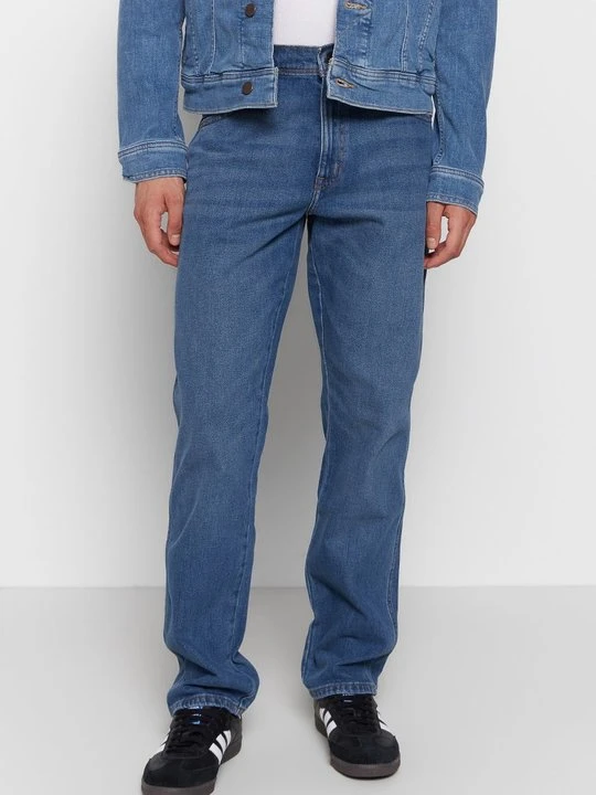 Zdjęcie produktu Jeansy Straight Leg Wrangler granatowy