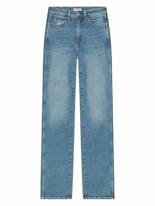 Zdjęcie produktu Jeansy Straight Leg Wrangler jasnoniebieski denim