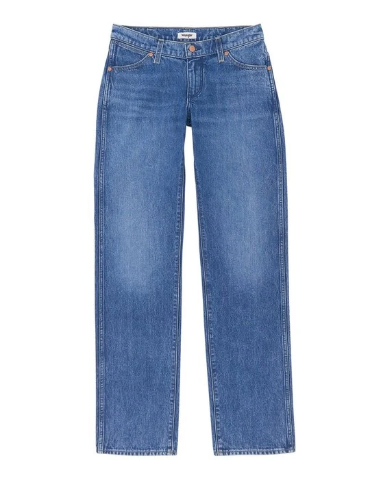 Zdjęcie produktu Jeansy Straight Leg Wrangler niebieski denim
