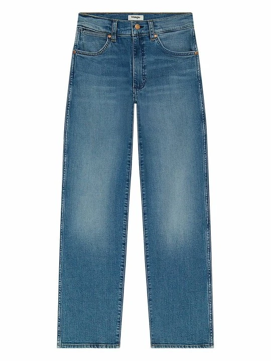 Zdjęcie produktu Jeansy Straight Leg Wrangler niebieski denim